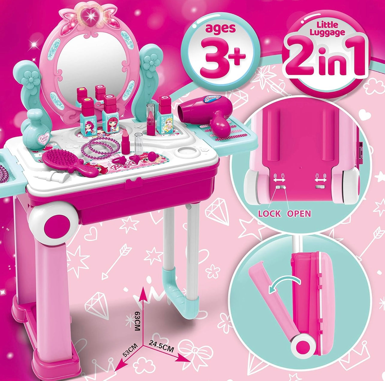 Girl Suitcase Toy